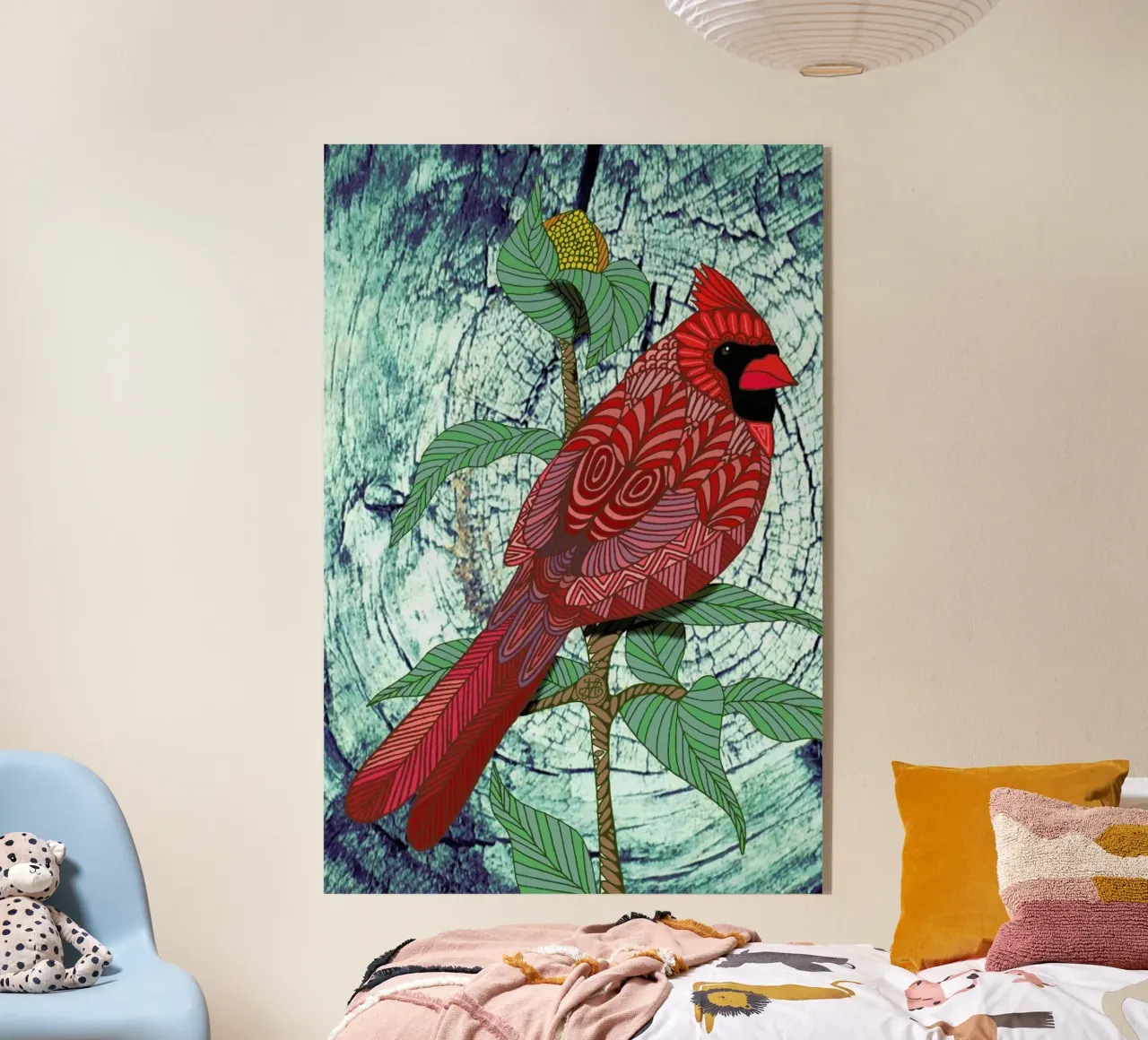 Virginia Cardinal plexiglass da Angelika Parker