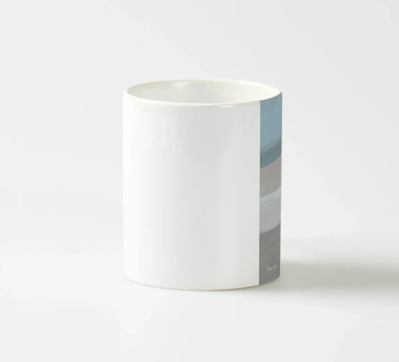 Modern Pulse ceramic mug by Mike Leymi