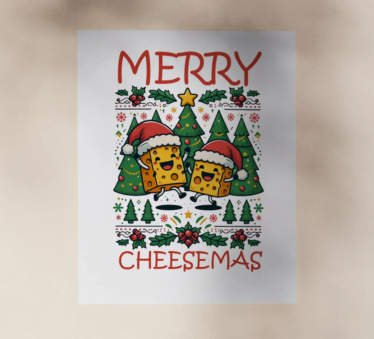 Merry Cheesemas pellicola backlit da edsonramosart