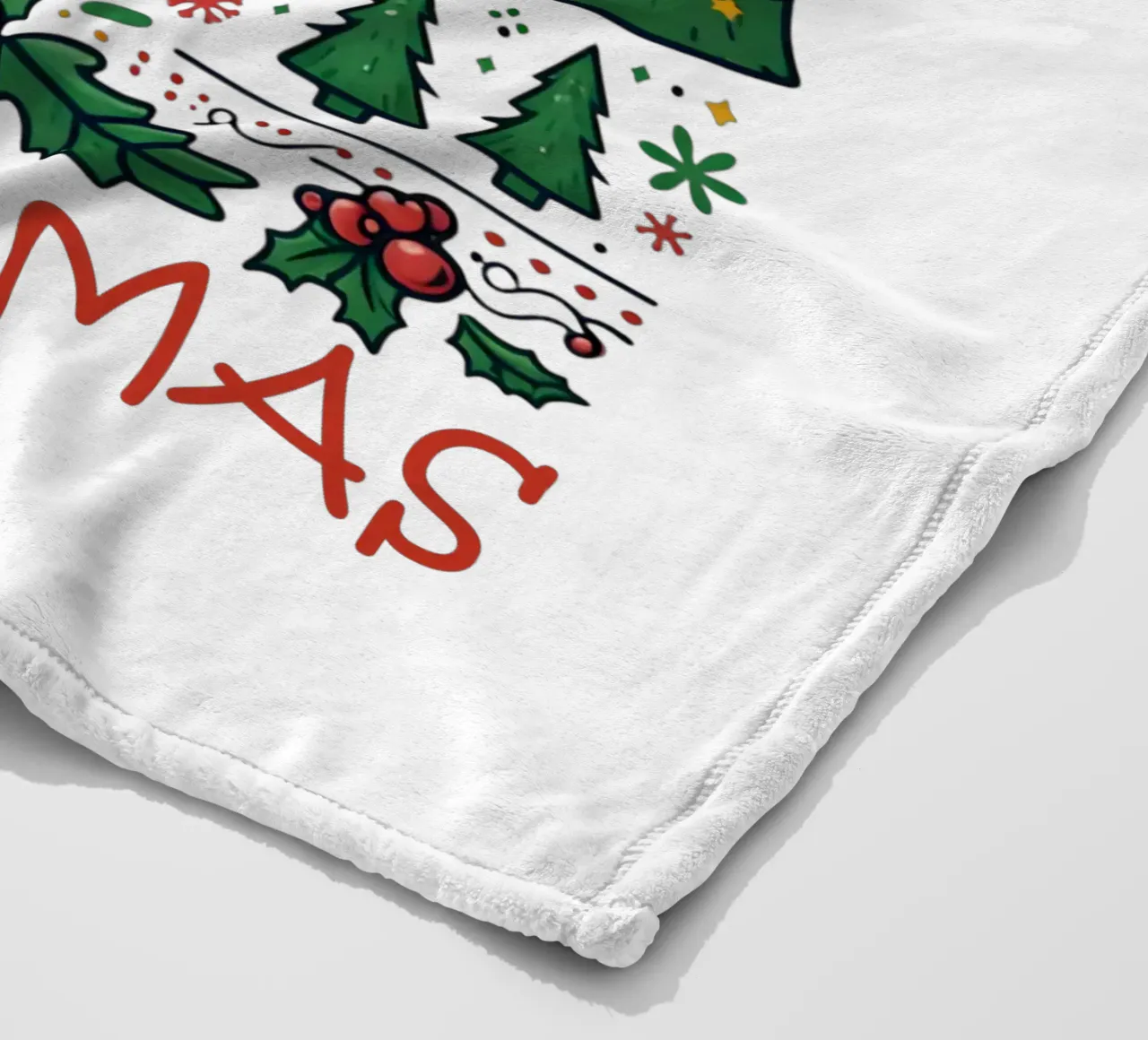 Merry Cheesemas fleece blanket by edsonramosart