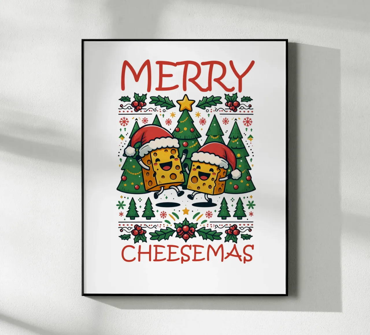 Merry Cheesemas plexiglass da edsonramosart