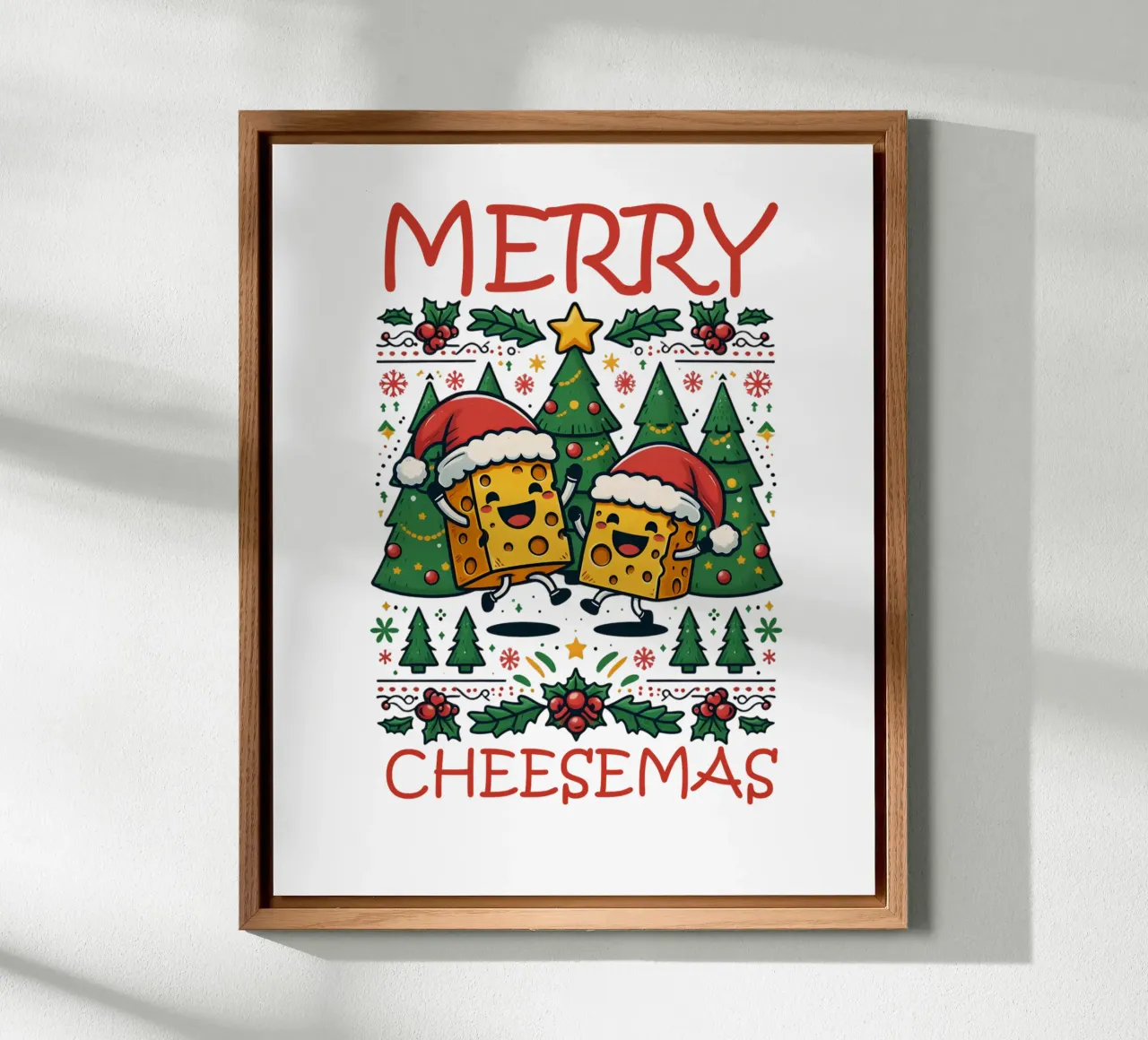 Merry Cheesemas alu-dibond by edsonramosart
