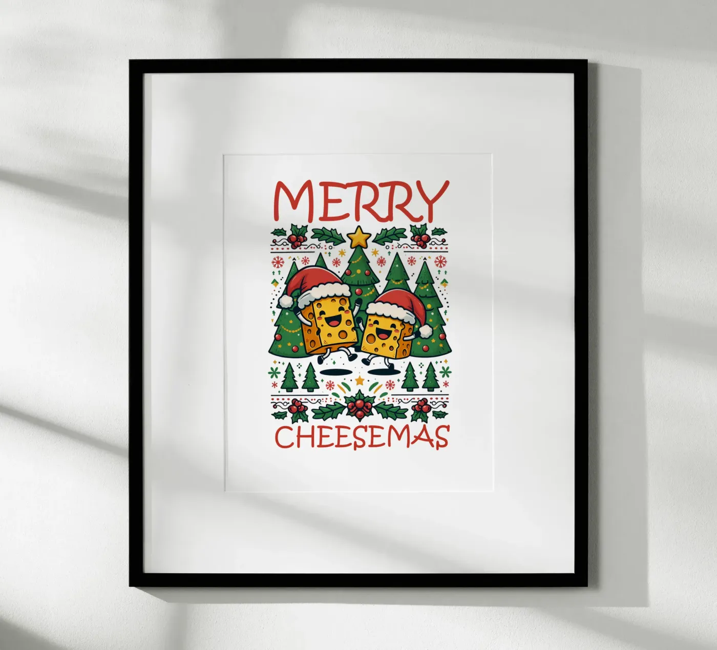 Merry Cheesemas poster da edsonramosart
