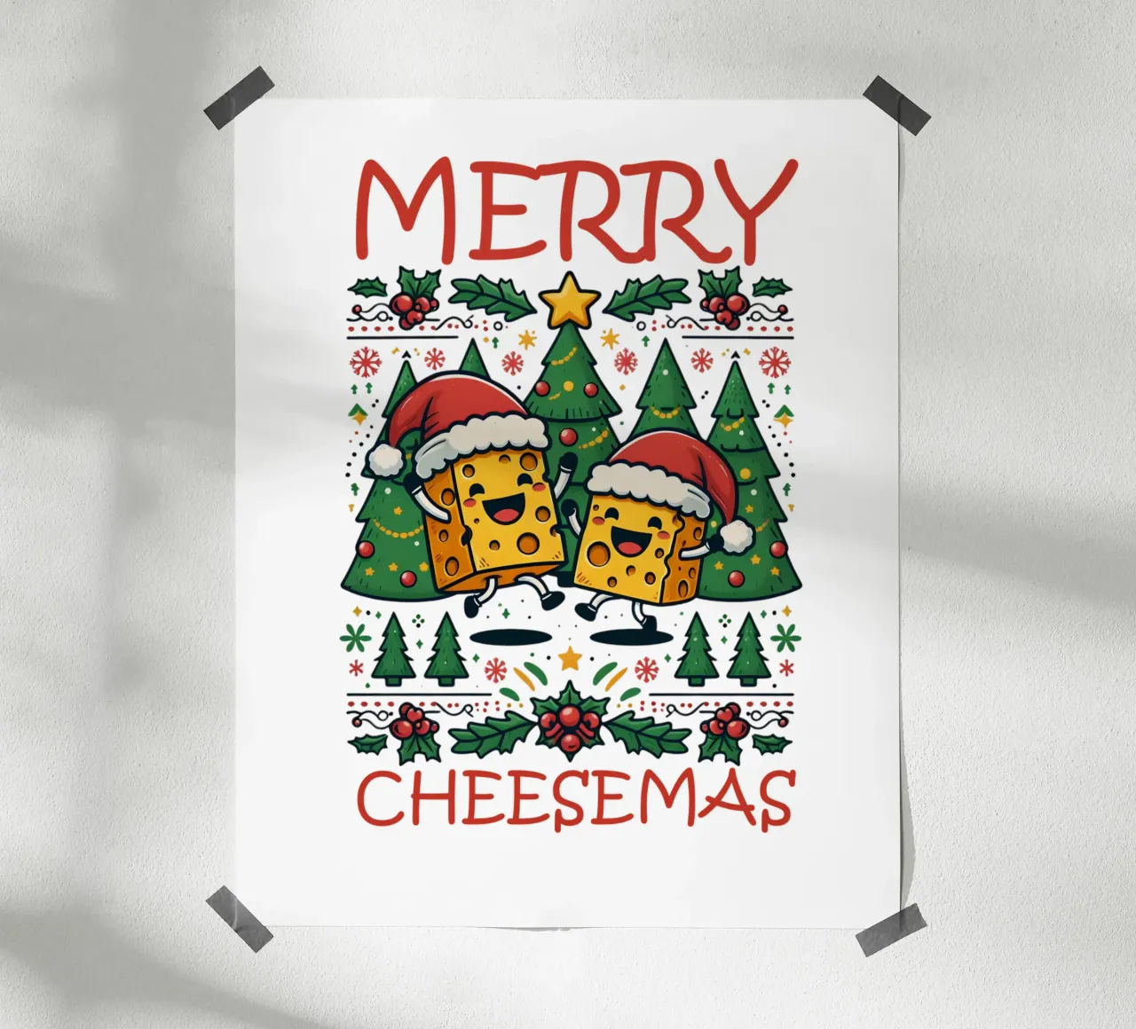 Merry Cheesemas hahnemühle by edsonramosart