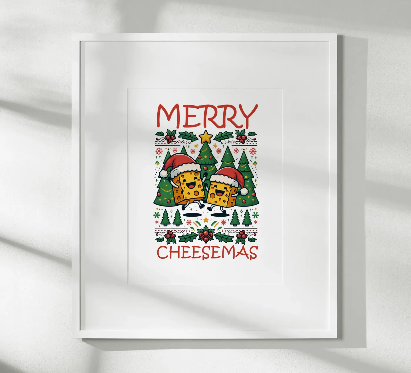 Merry Cheesemas poster da edsonramosart