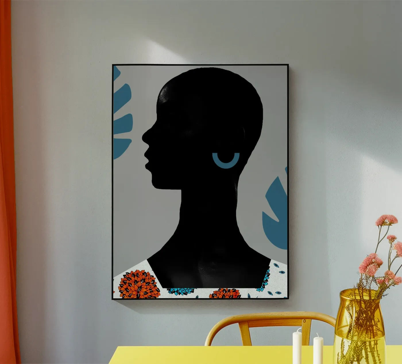 Afro Illumination Acryl-Glas von Mathudace Créas