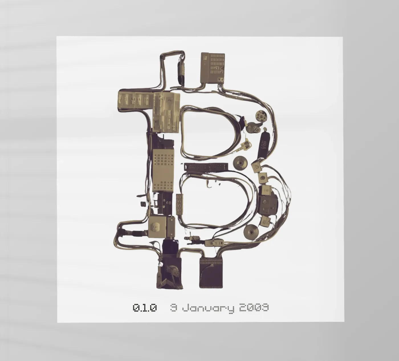 Cable_Guy_BTC_Black pellicola backlit da Crypto_Jungle