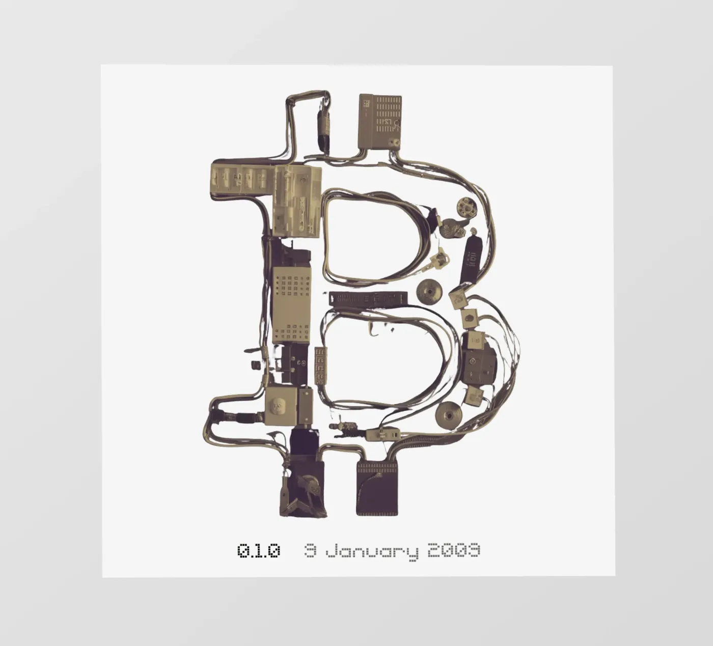 Cable_Guy_BTC_Black pellicola backlit da Crypto_Jungle