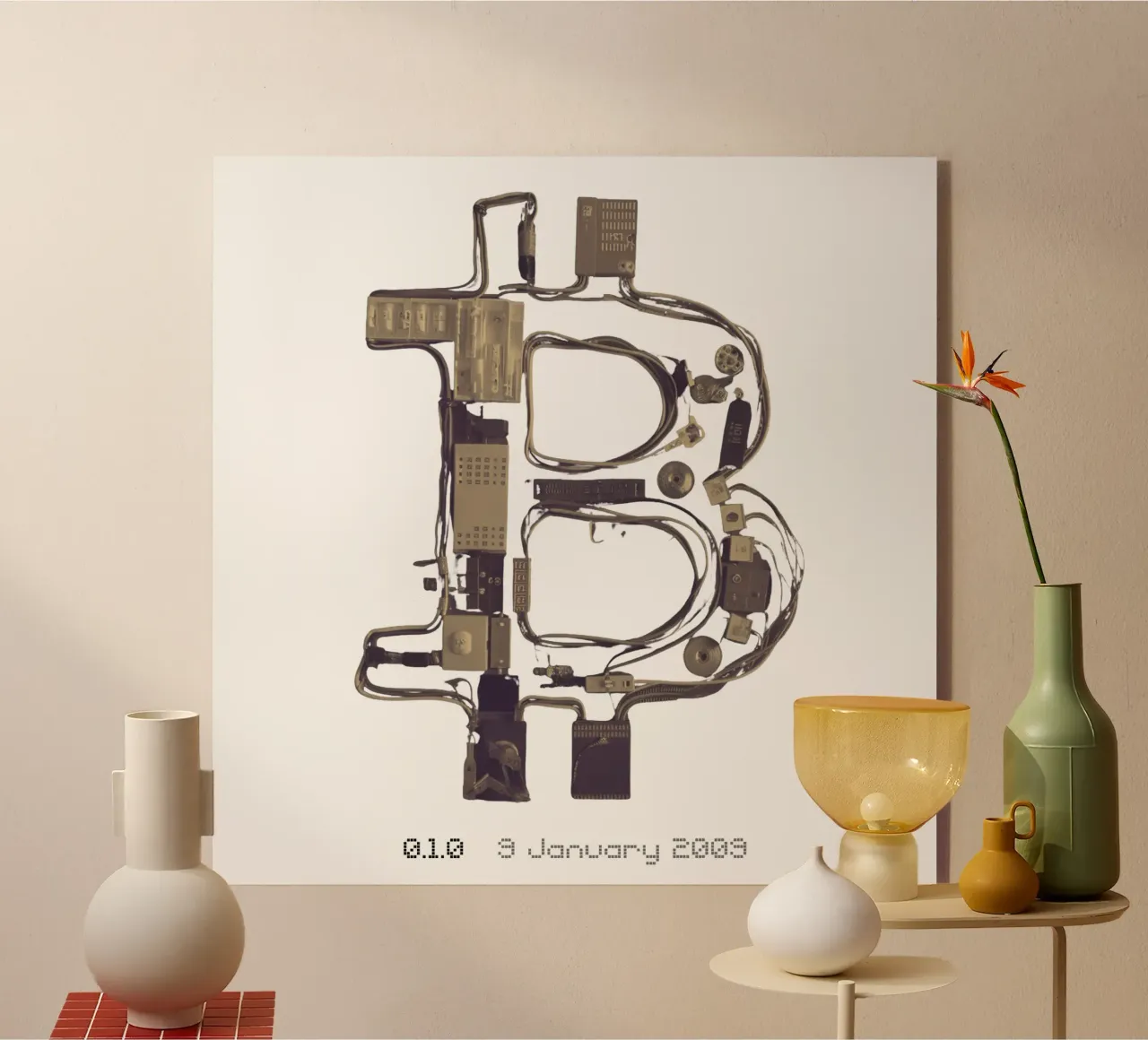 Cable_Guy_BTC_Black plexiglass da Crypto_Jungle