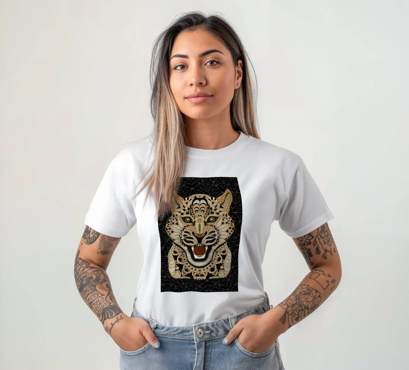 Leopard t-shirt da Angelika Parker
