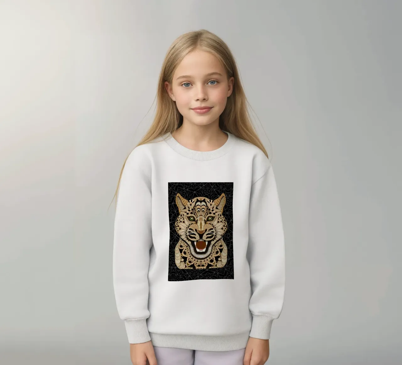 Leopard felpa bambino da Angelika Parker