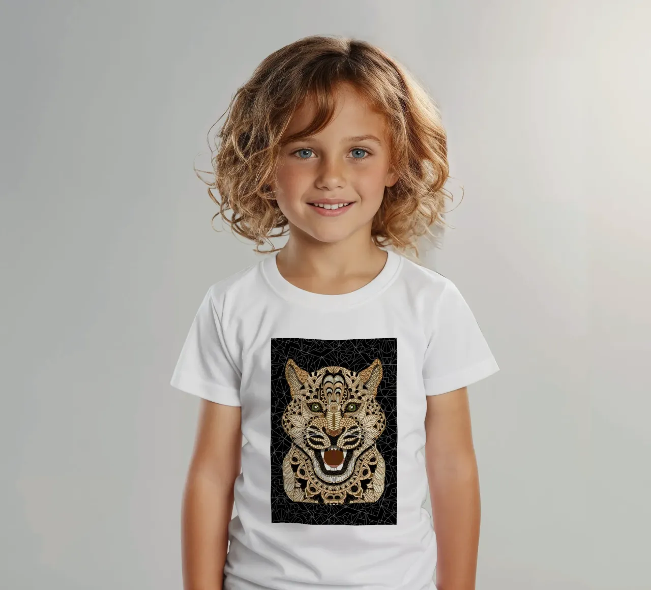 Leopard t-shirt bambini da Angelika Parker