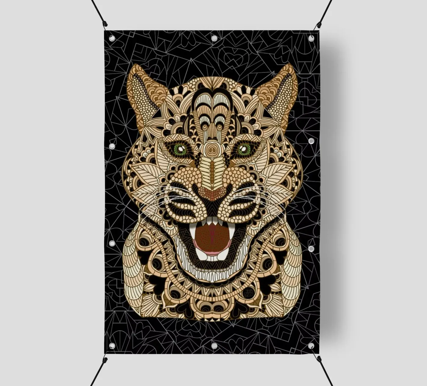 Leopard PVC Plane von Angelika Parker
