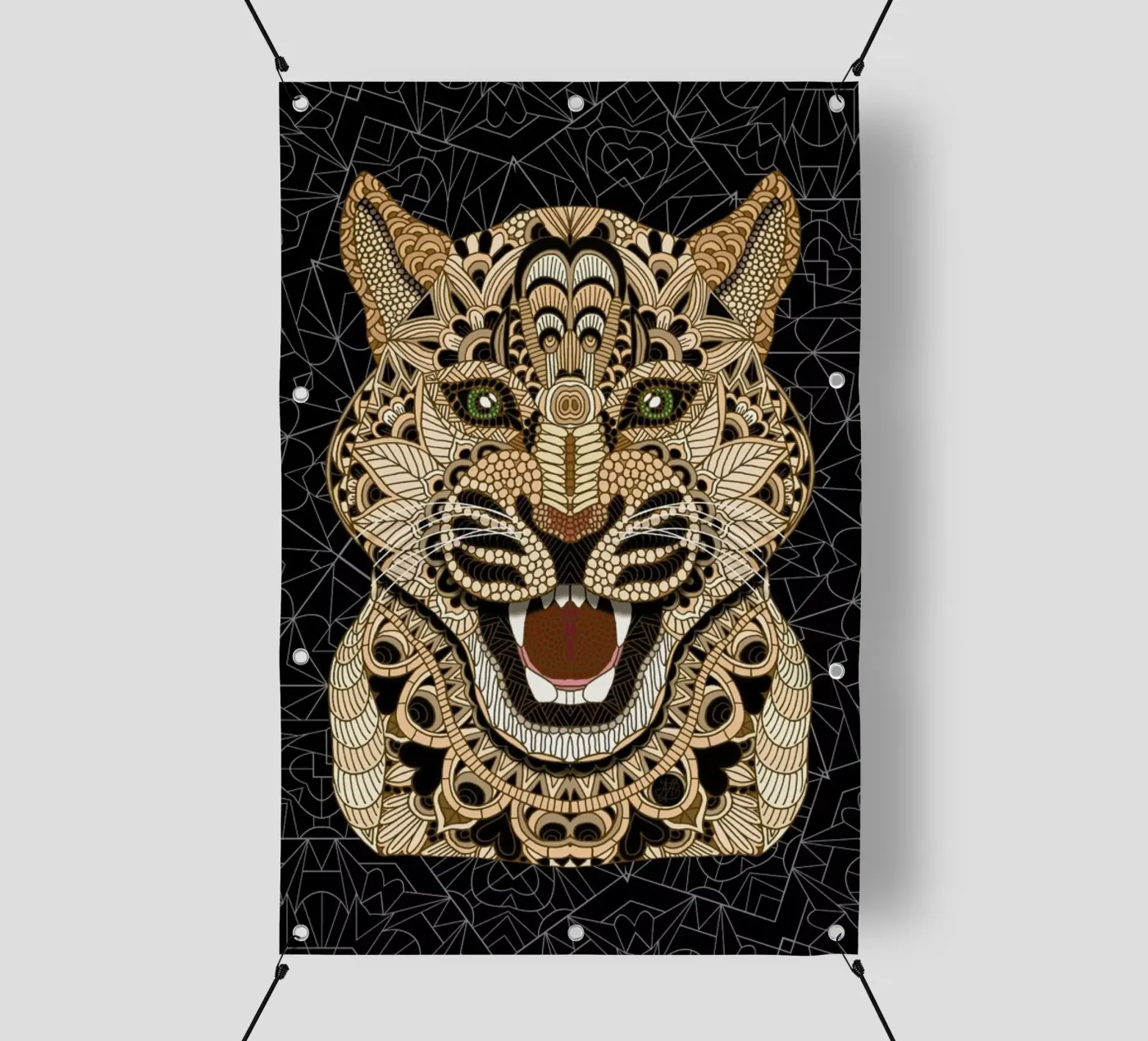 Leopard telo in pvc da Angelika Parker