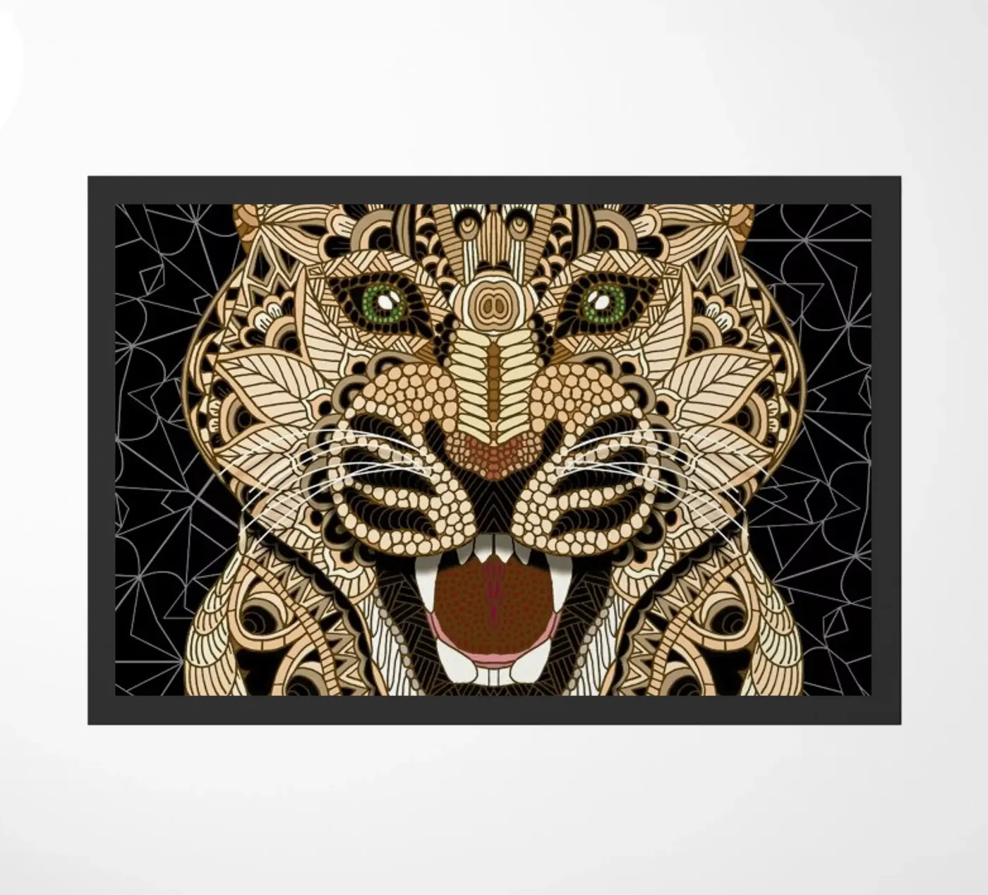Leopard Fußmatte von Angelika Parker