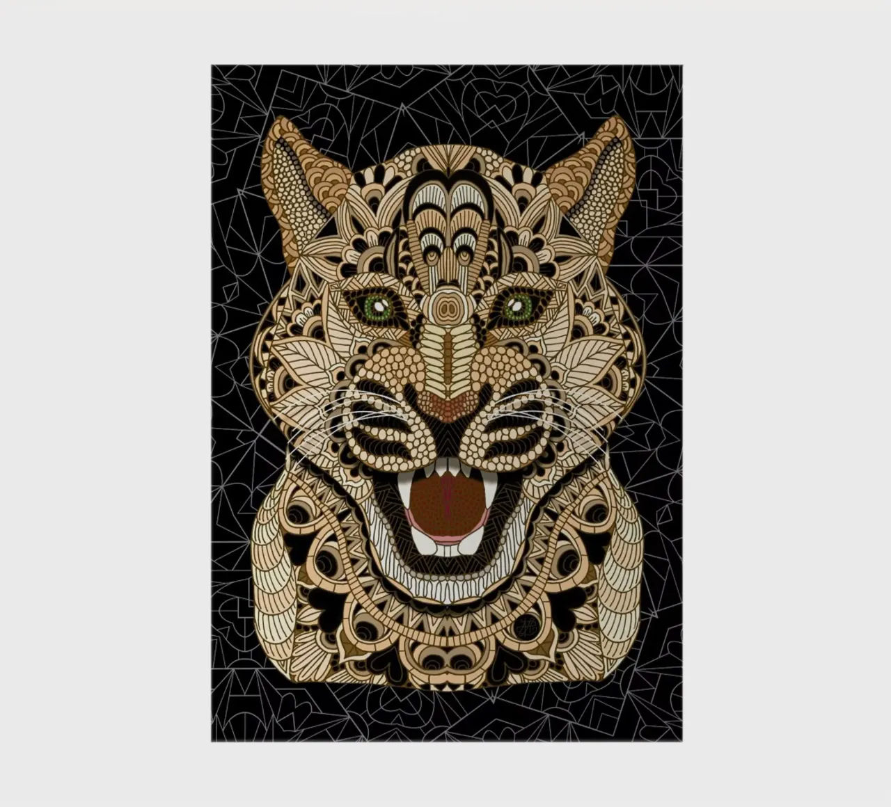 Leopard notebook by Angelika Parker