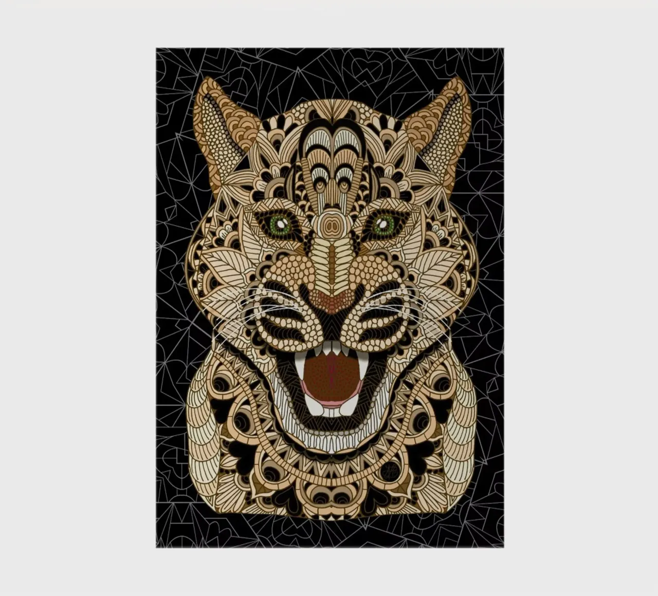 Leopard notebook by Angelika Parker