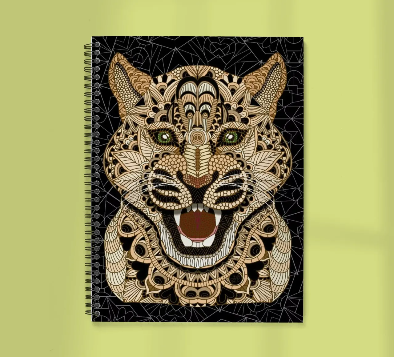 Leopard spiral notebook by Angelika Parker