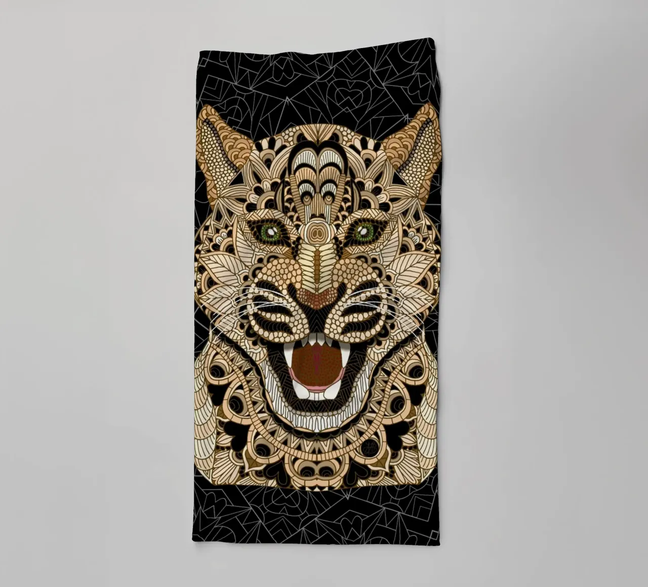 Leopard towel by Angelika Parker