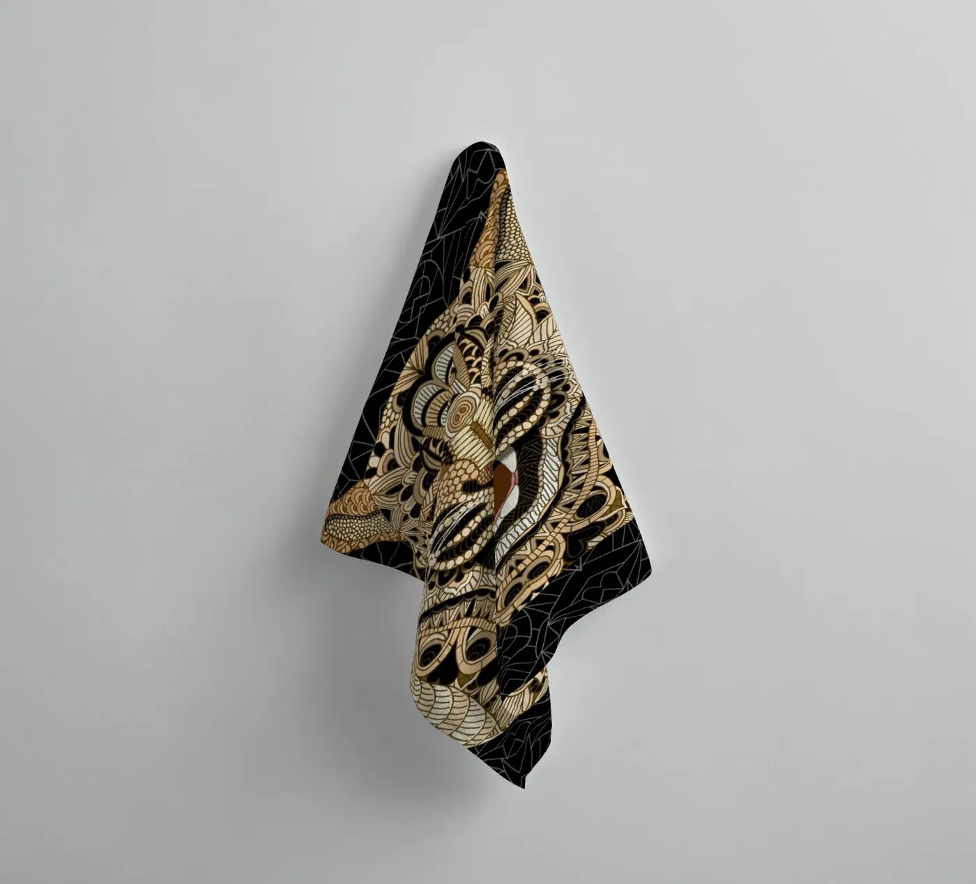 Leopard towel by Angelika Parker