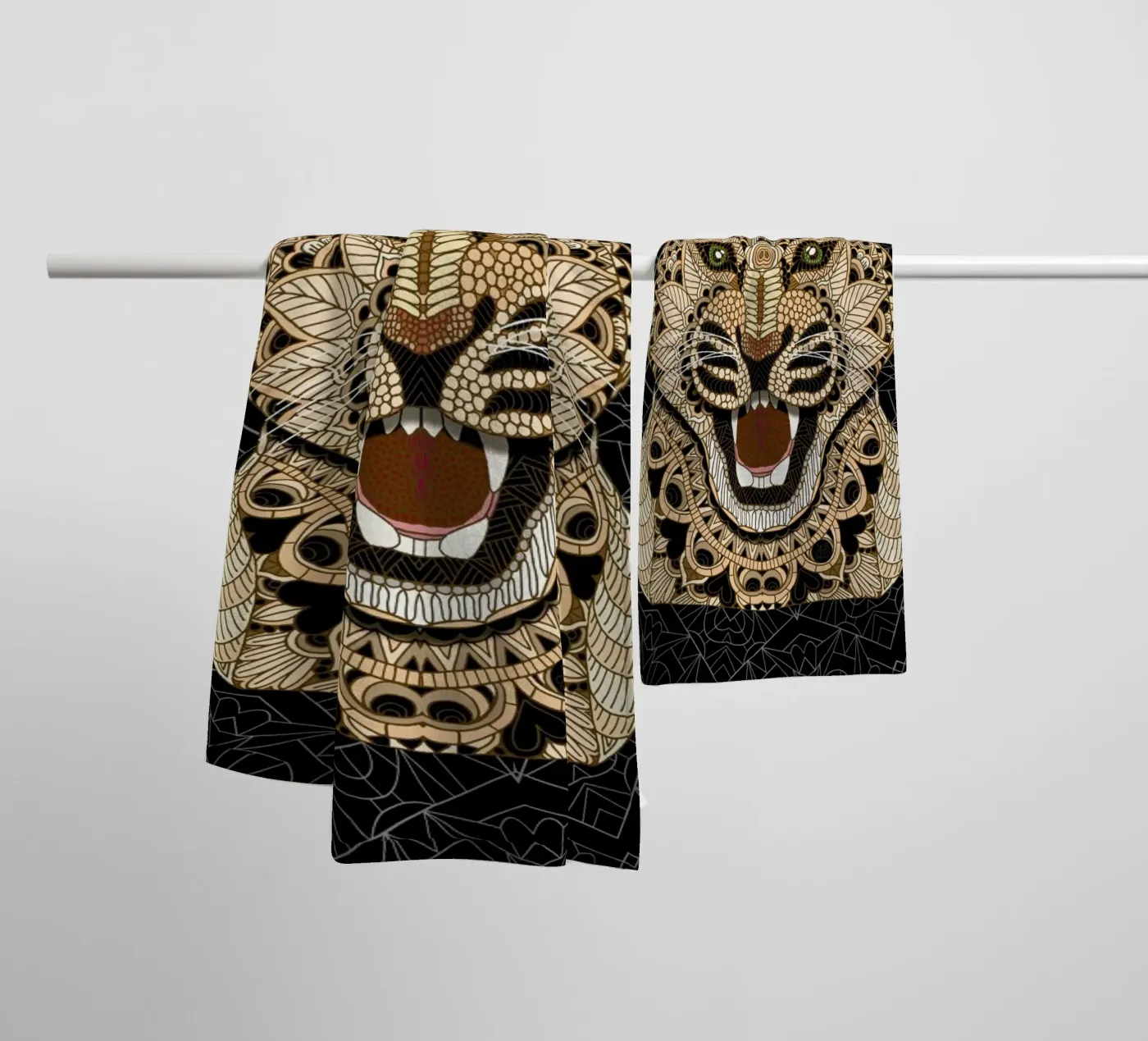 Leopard towel by Angelika Parker