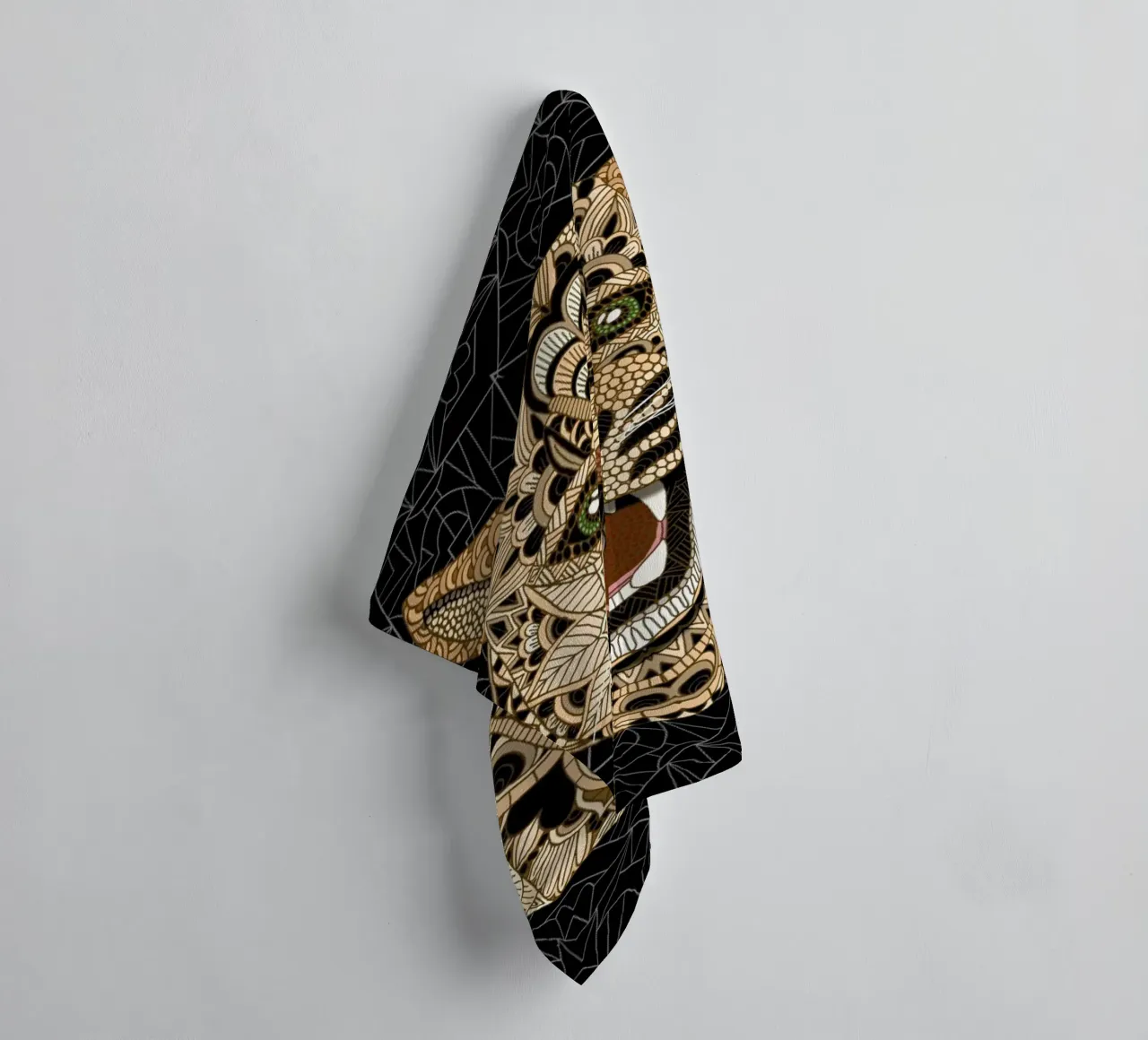 Leopard asciugamano da bagno da Angelika Parker