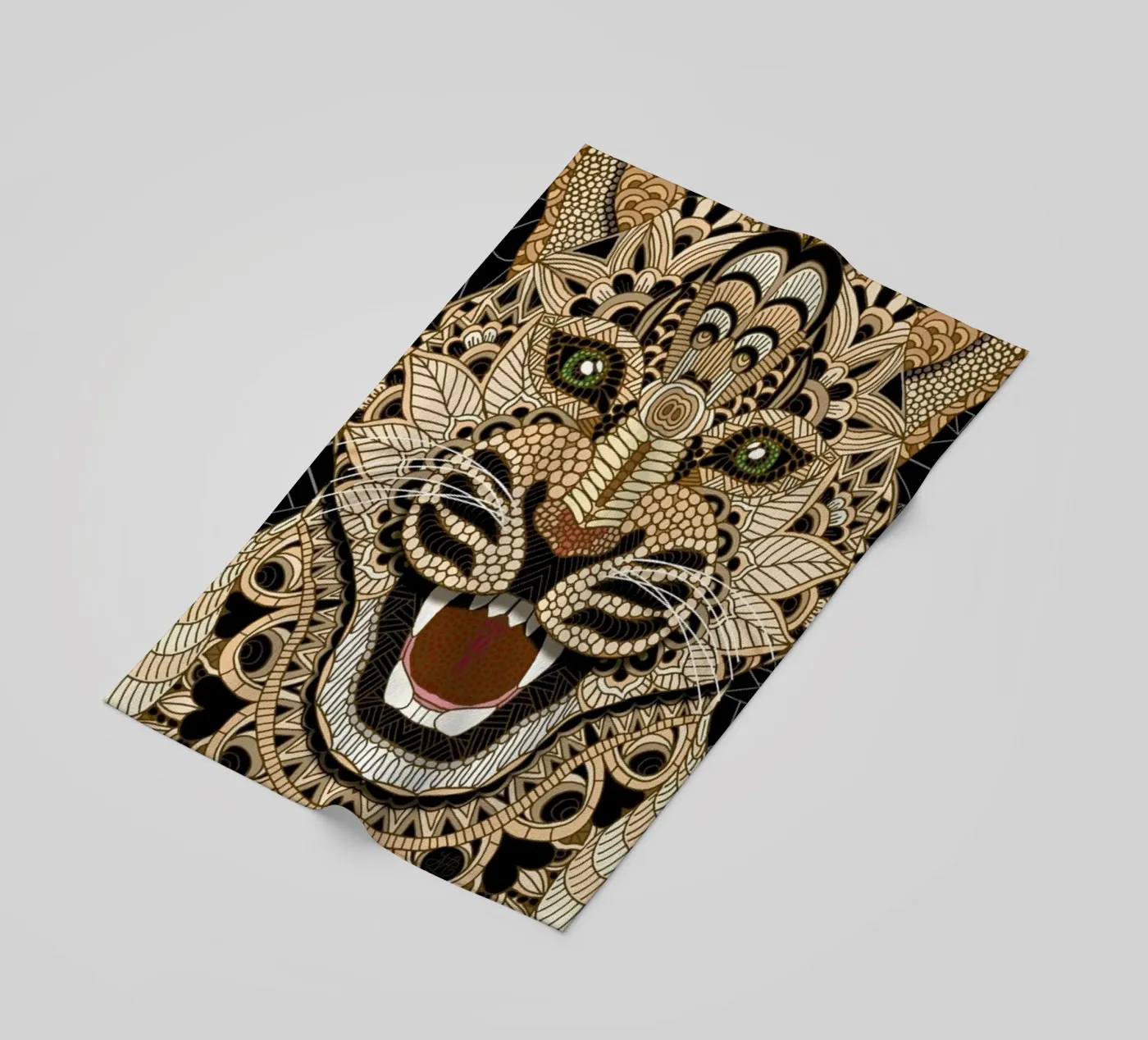 Leopard strandhanddoek van Angelika Parker