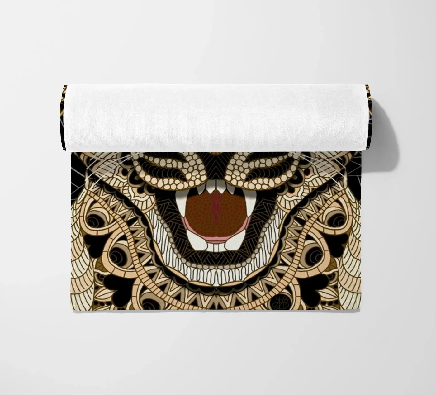 Leopard strandhanddoek van Angelika Parker