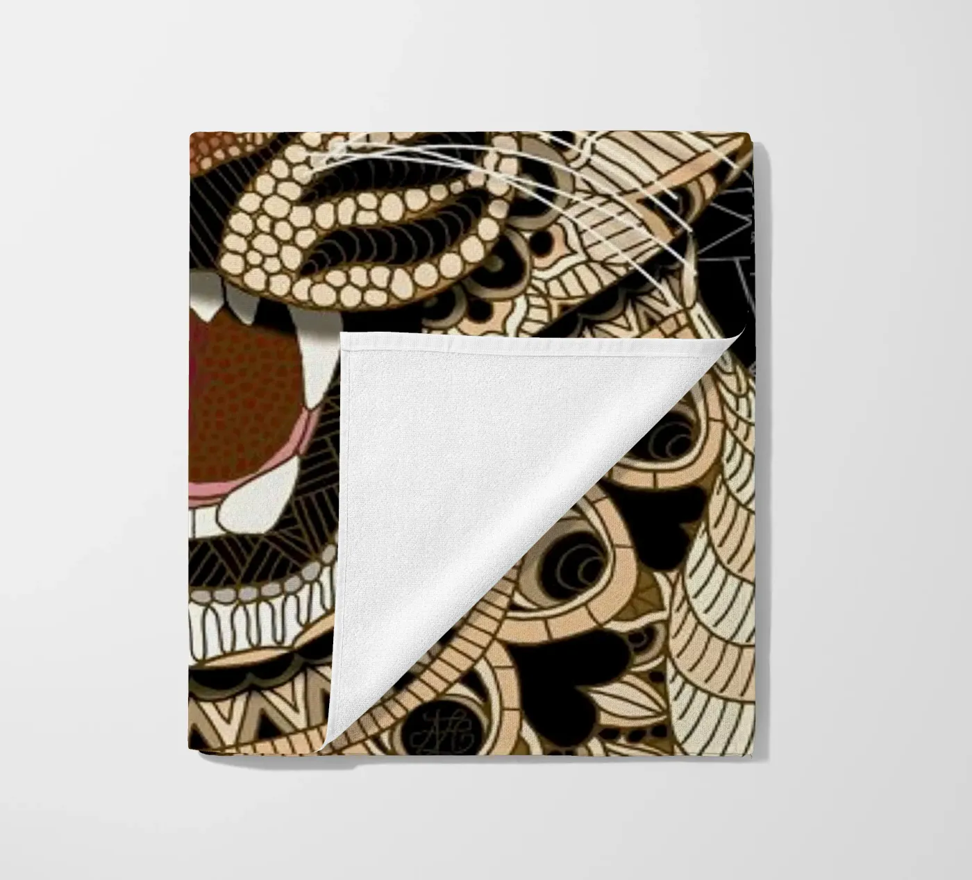 Leopard strandhanddoek van Angelika Parker