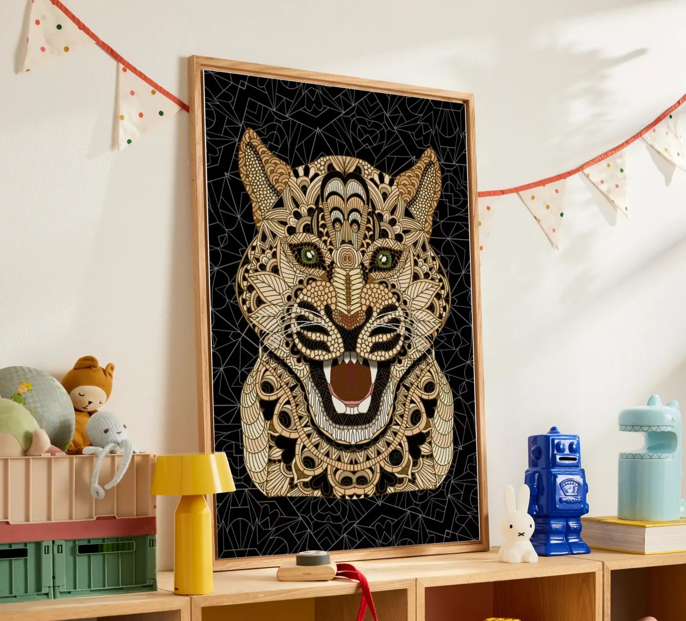 Leopard acryl van Angelika Parker