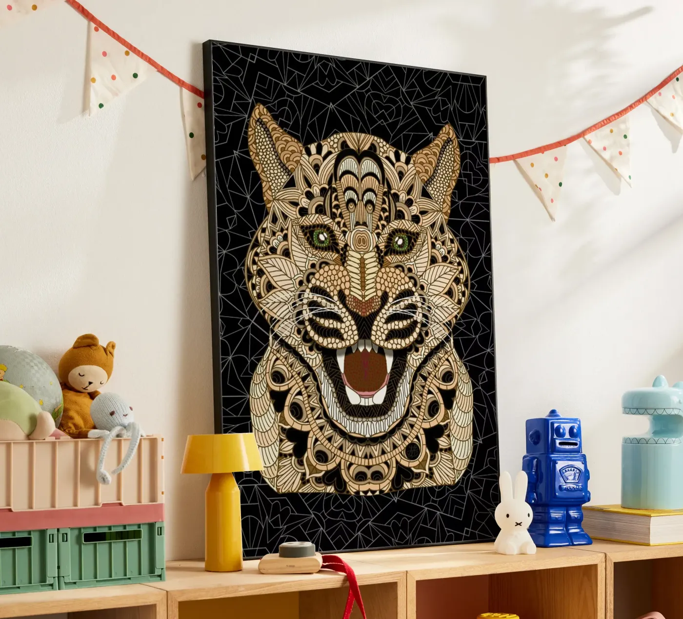 Leopard forex plate by Angelika Parker