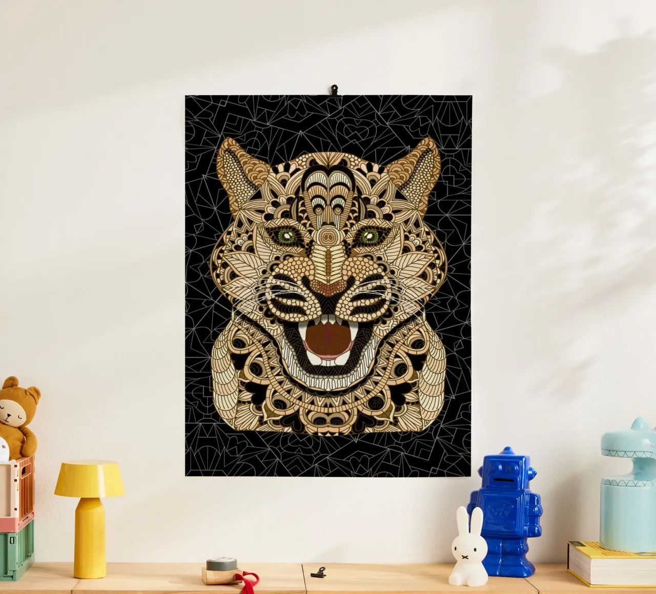 Leopard poster van Angelika Parker