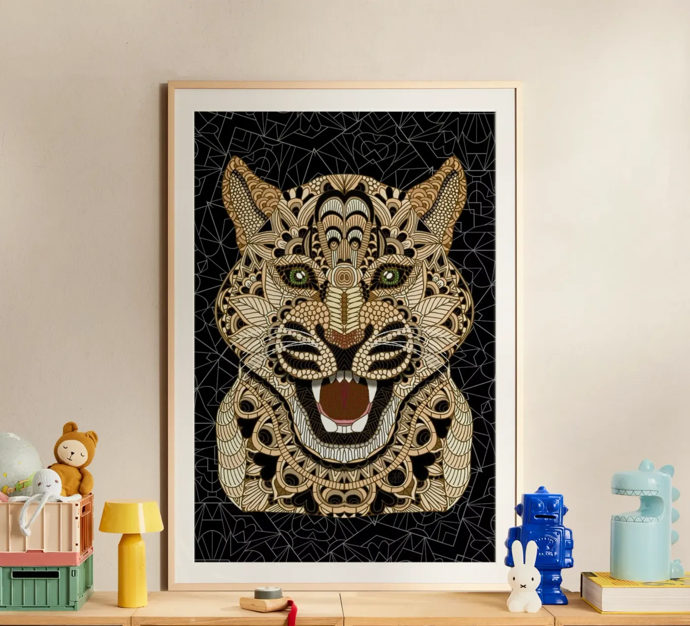 Leopard Poster von Angelika Parker