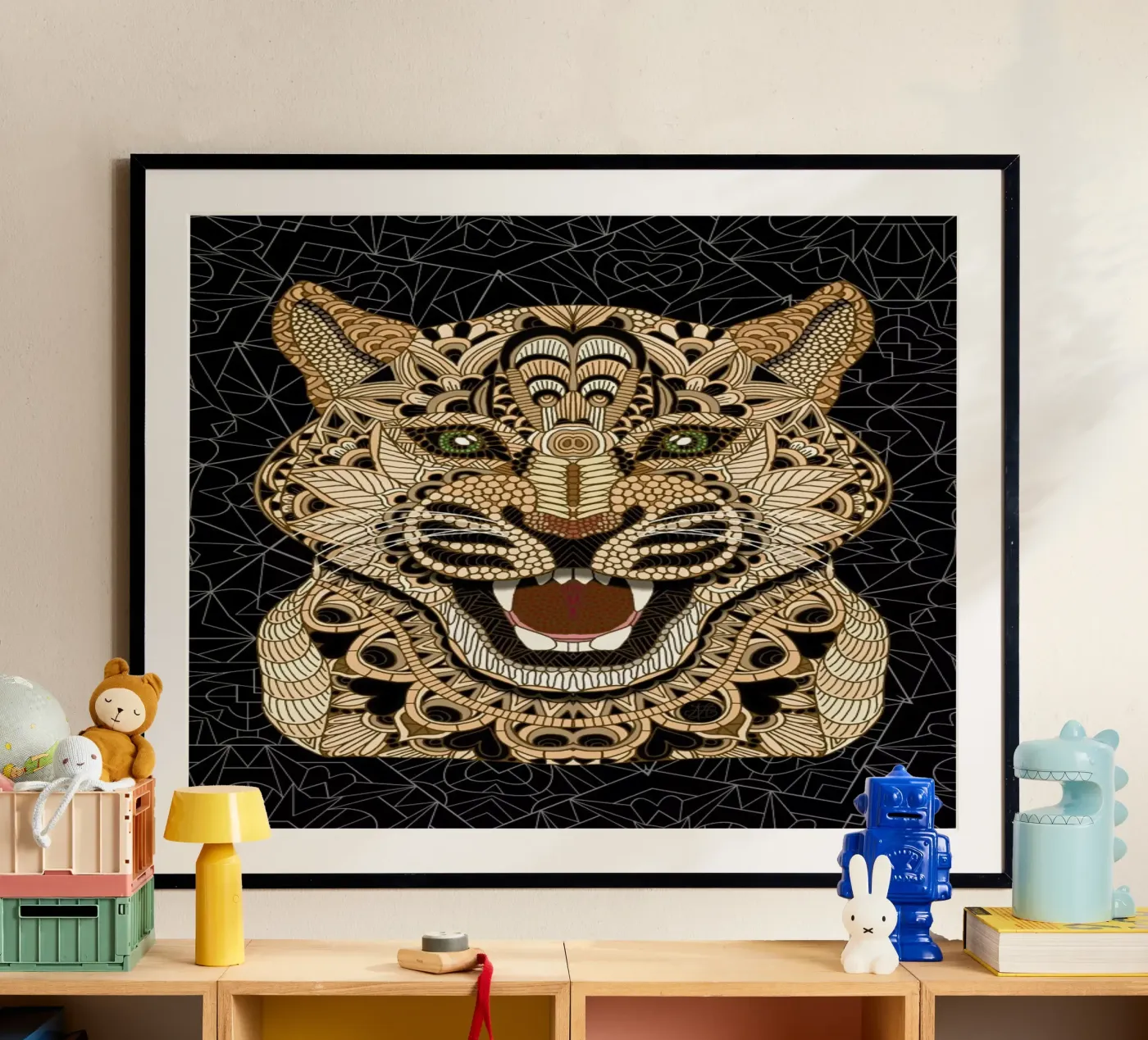 Leopard Poster von Angelika Parker