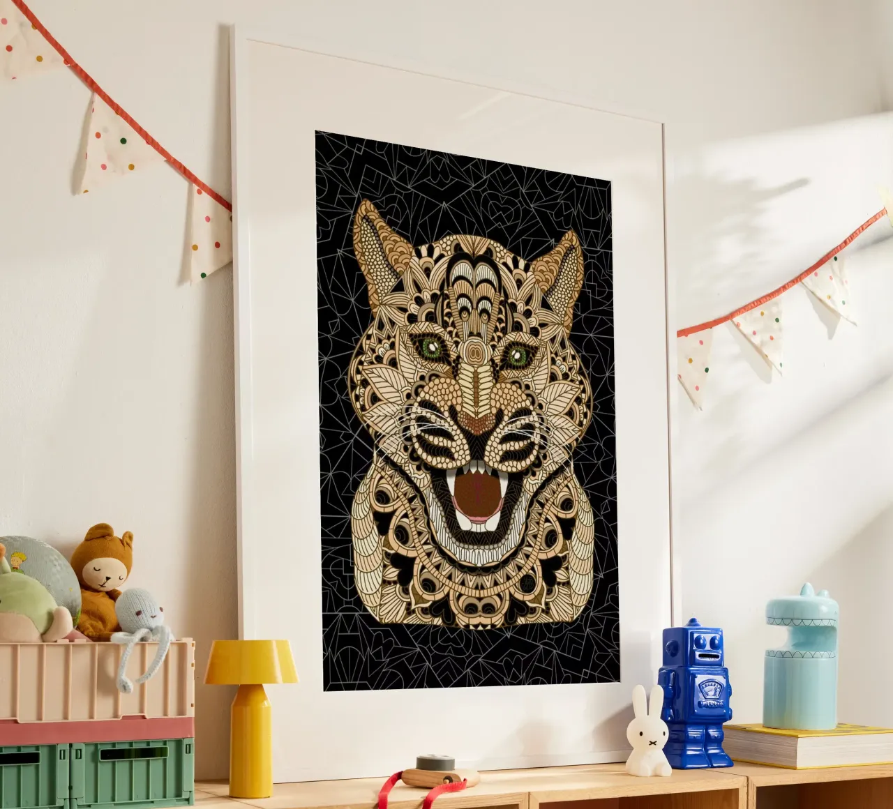 Leopard poster van Angelika Parker