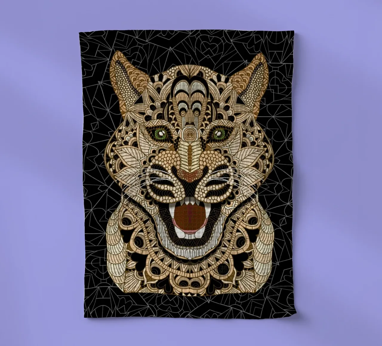 Leopard canovaccio da cucina da Angelika Parker