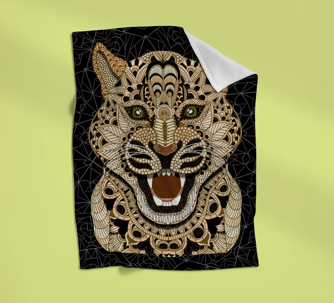 Leopard Fleecedecke von Angelika Parker