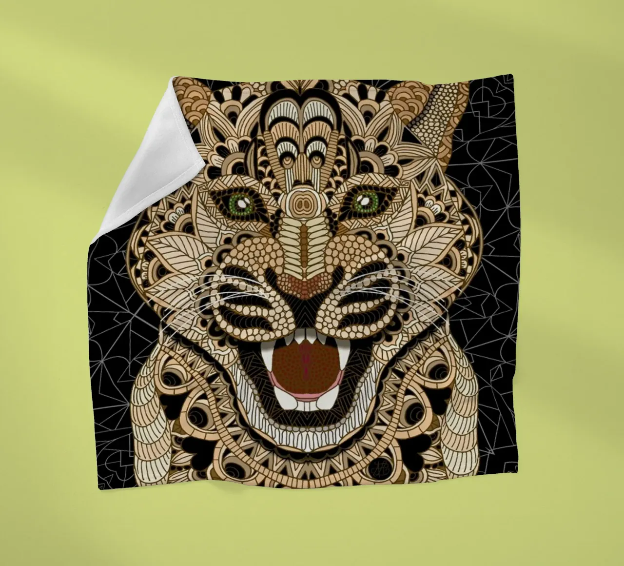 Leopard Fleecedecke von Angelika Parker