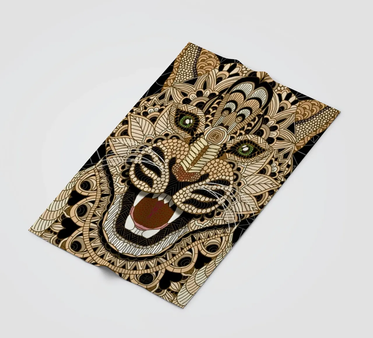 Leopard Fleecedecke von Angelika Parker