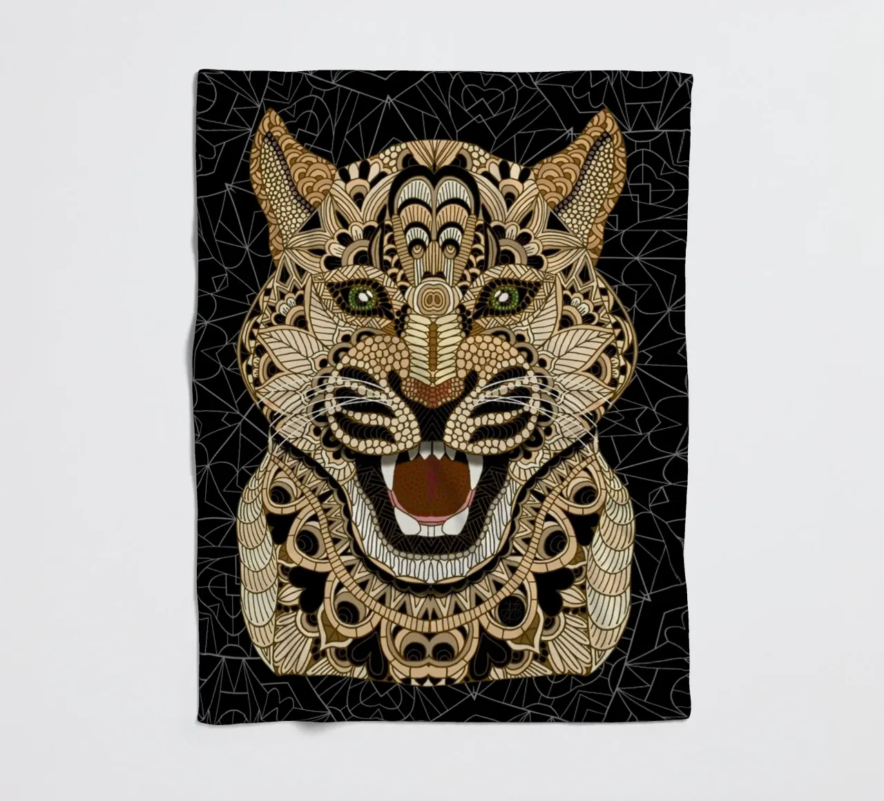 Leopard Fleecedecke von Angelika Parker