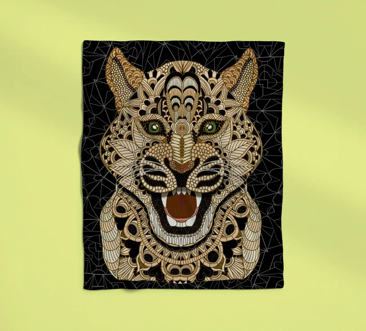 Leopard Fleecedecke von Angelika Parker