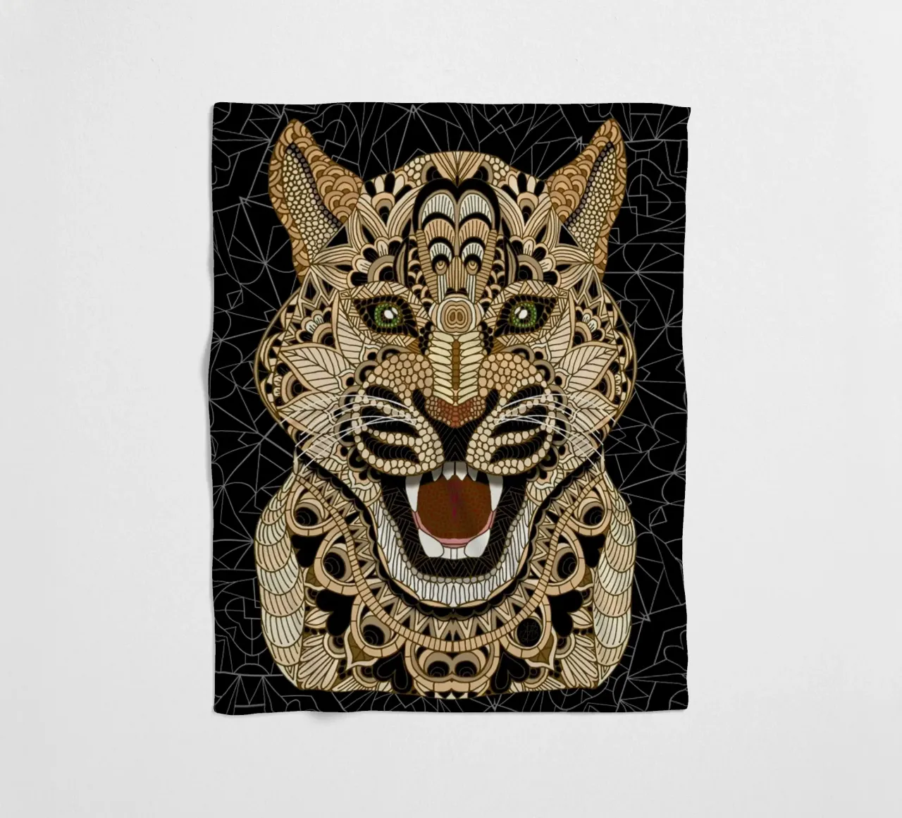 Leopard Fleecedecke von Angelika Parker
