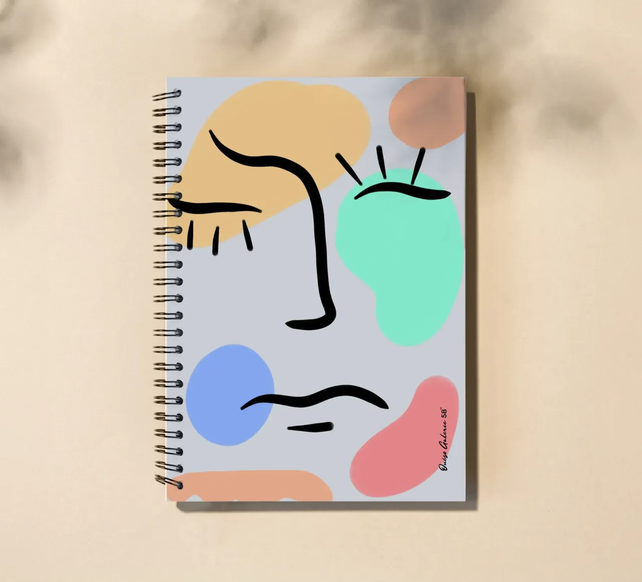 Fluid Color spiral notebook by Mike Leymi