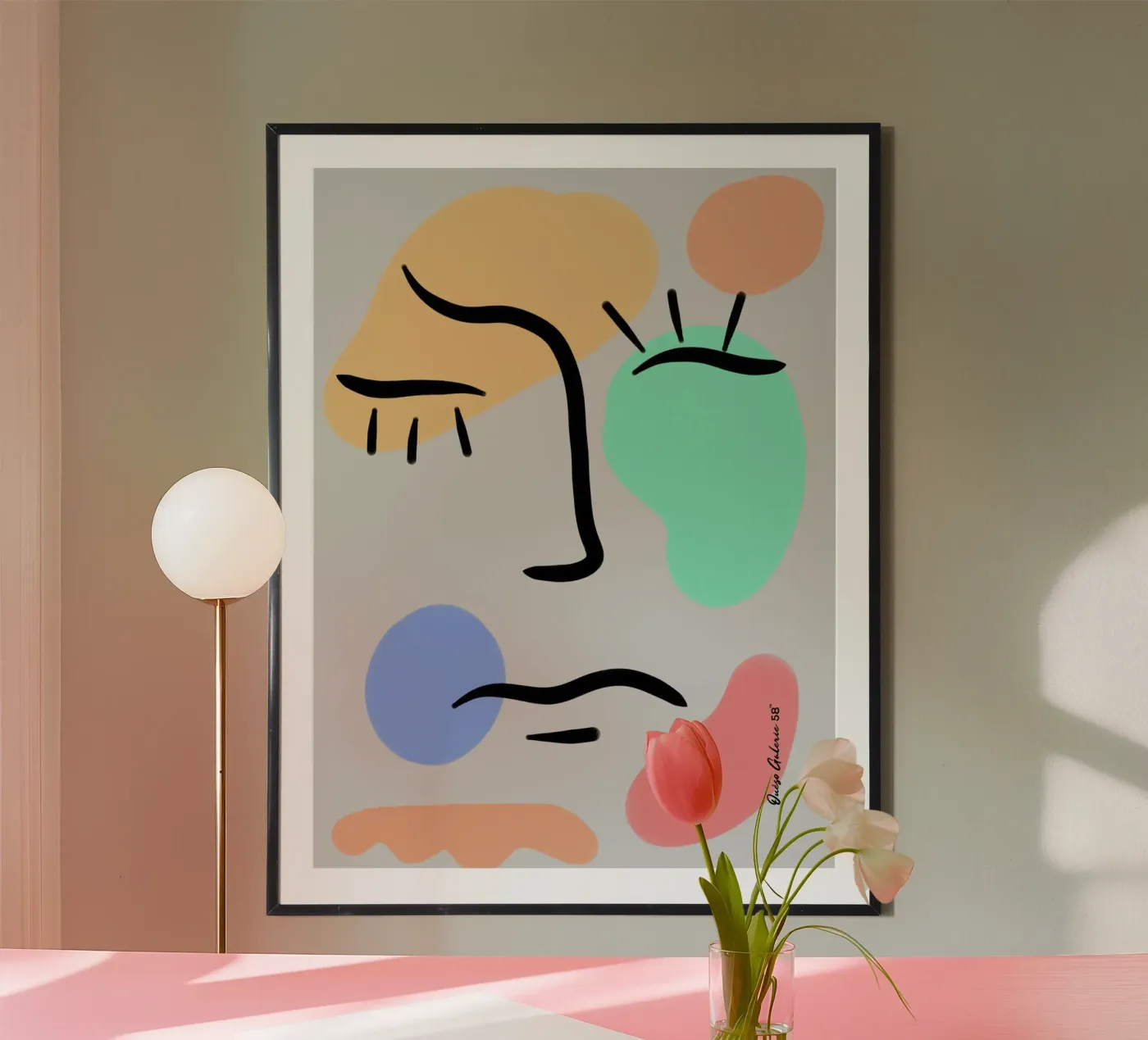 Fluid Color poster by Mike Leymi