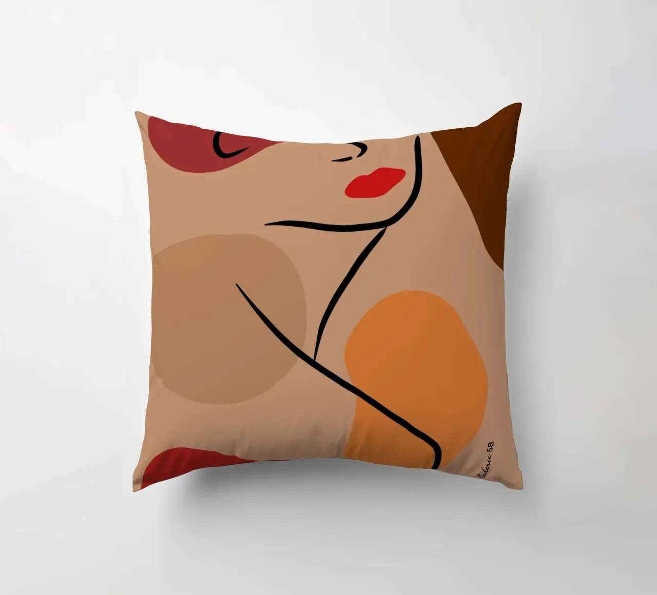 Abstract Bloom cuscino da Mike Leymi