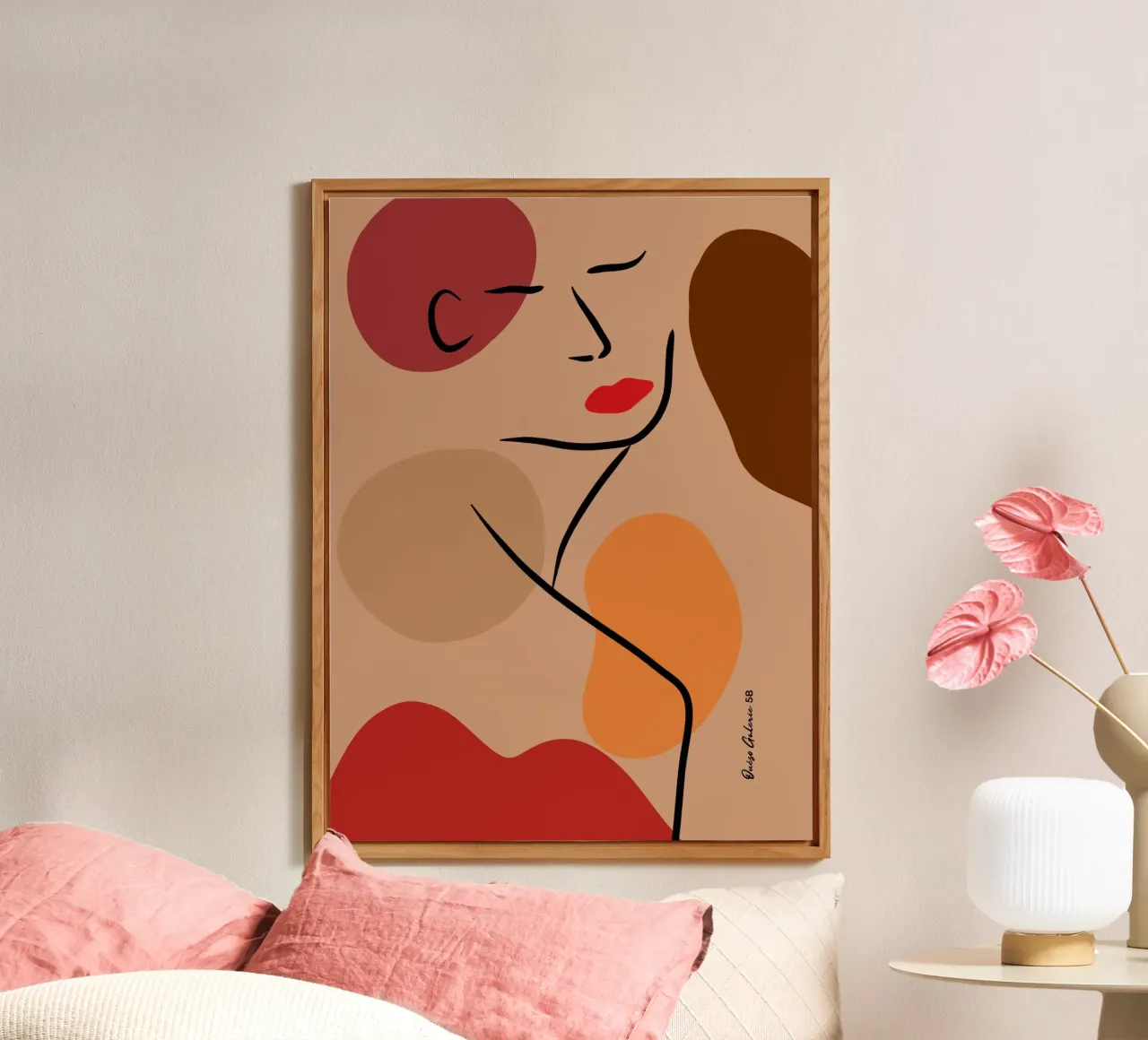 Abstract Bloom alluminio dibond da Mike Leymi