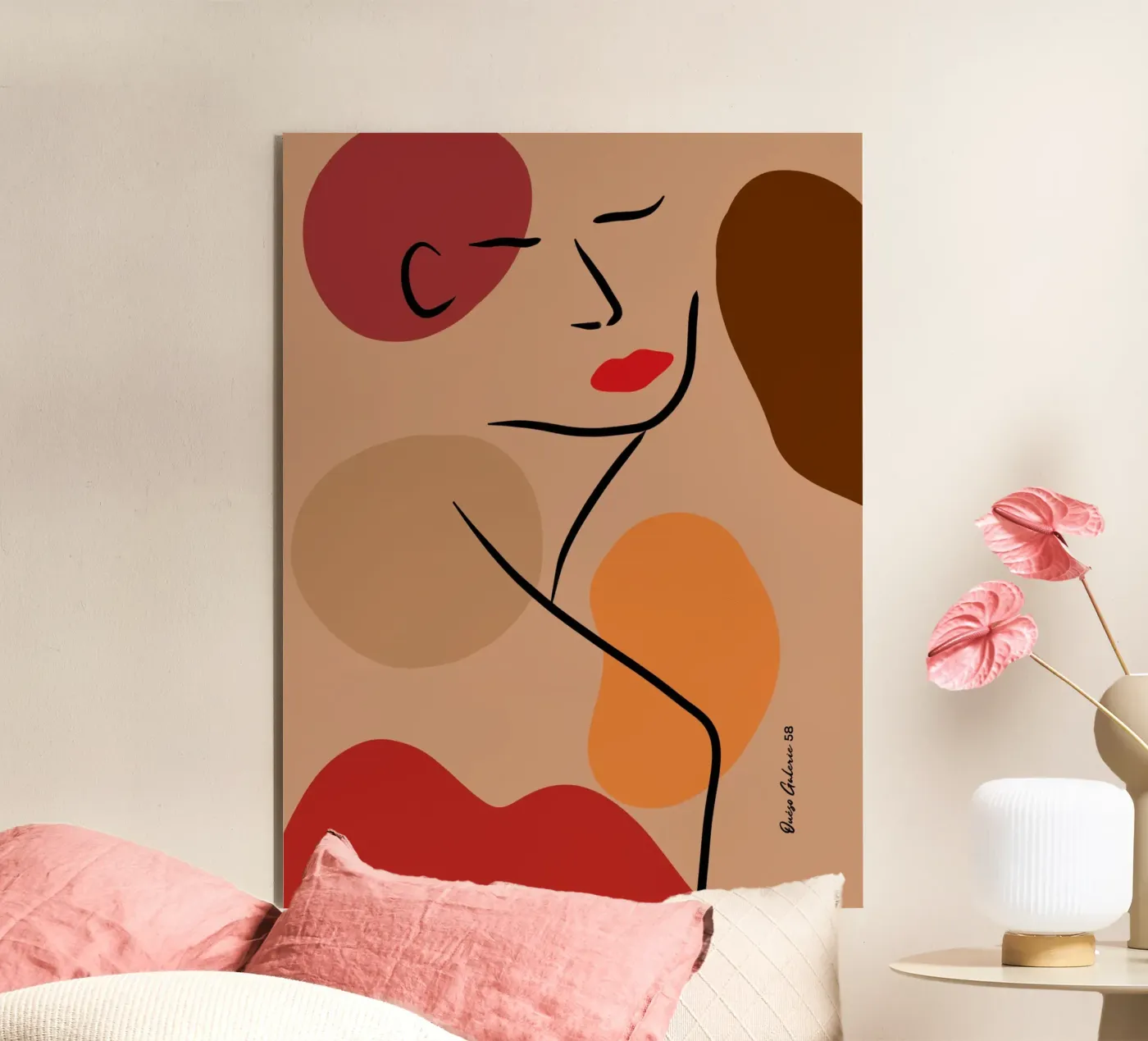 Abstract Bloom alluminio dibond da Mike Leymi