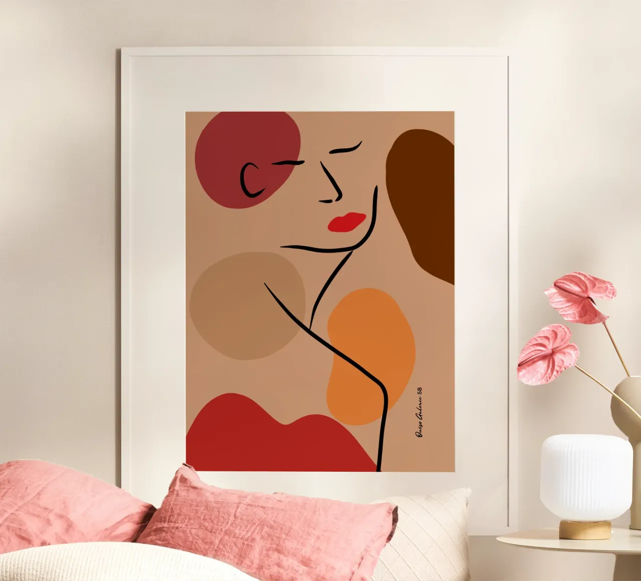 Abstract Bloom poster da Mike Leymi