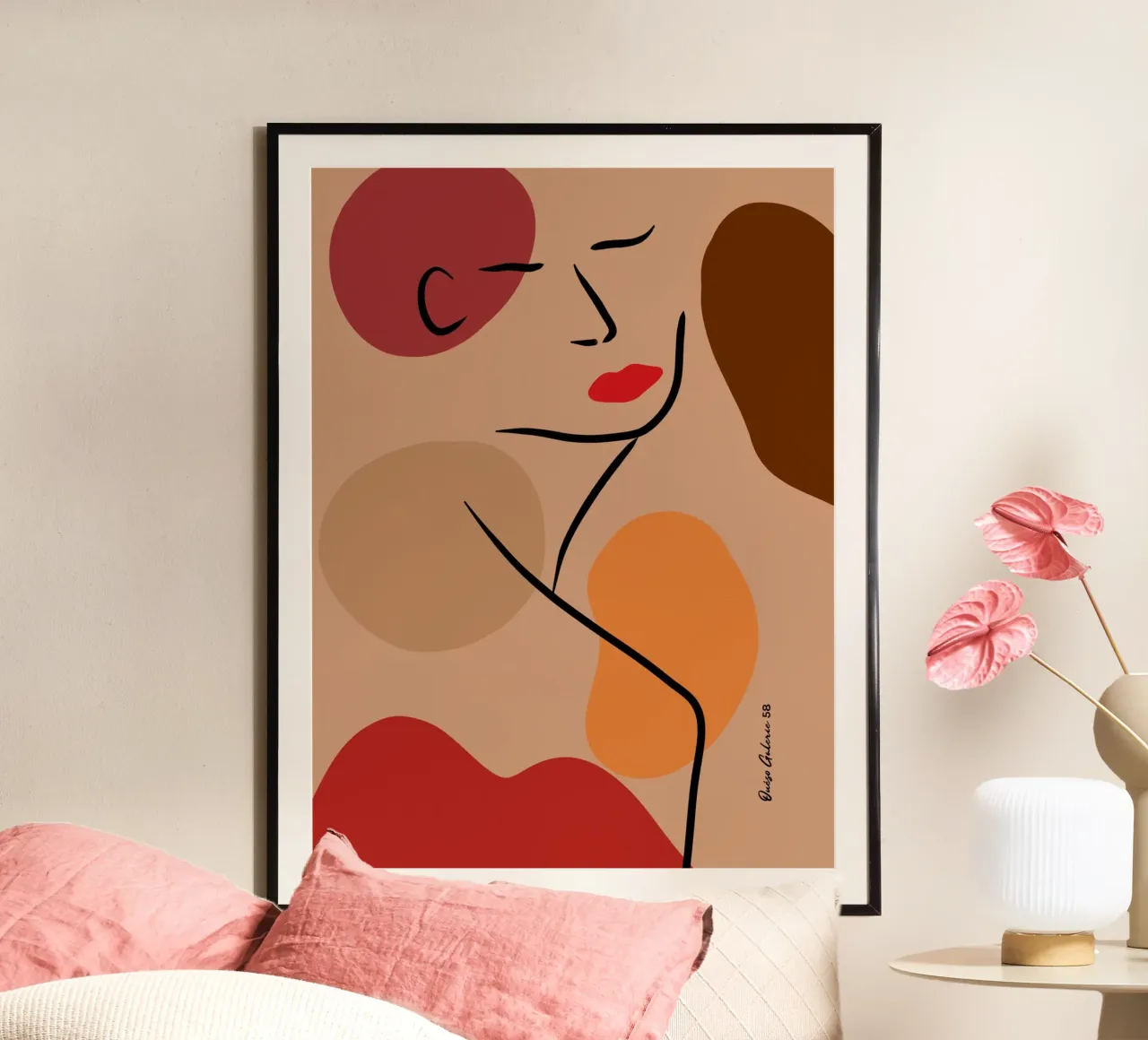 Abstract Bloom poster da Mike Leymi