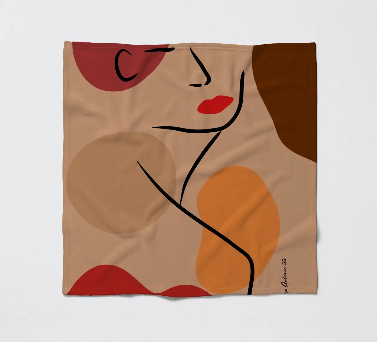 Abstract Bloom coperta in pile da Mike Leymi